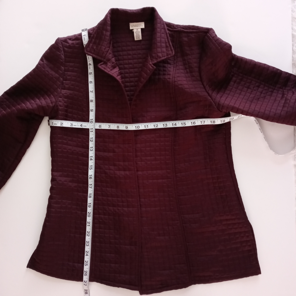 Classic Elements Quilted Jacket Size 12 - image 4
